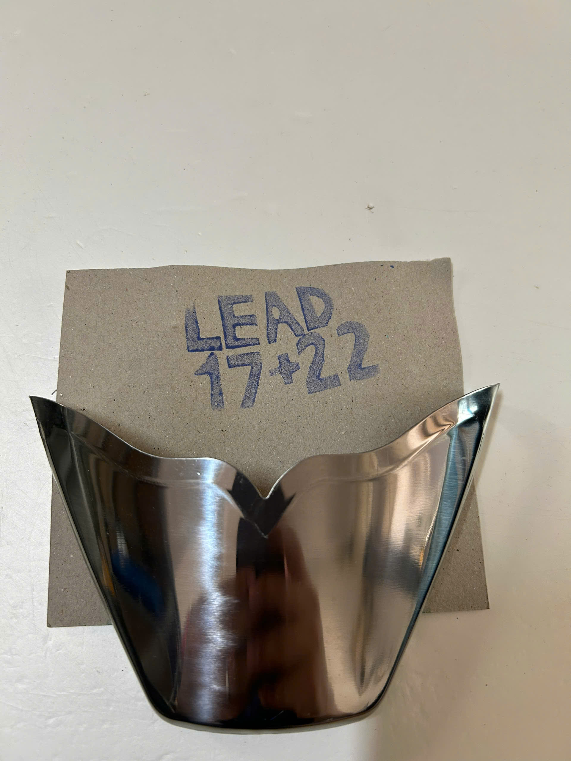 Đuôi dè sau inox Lead 125 - 2025